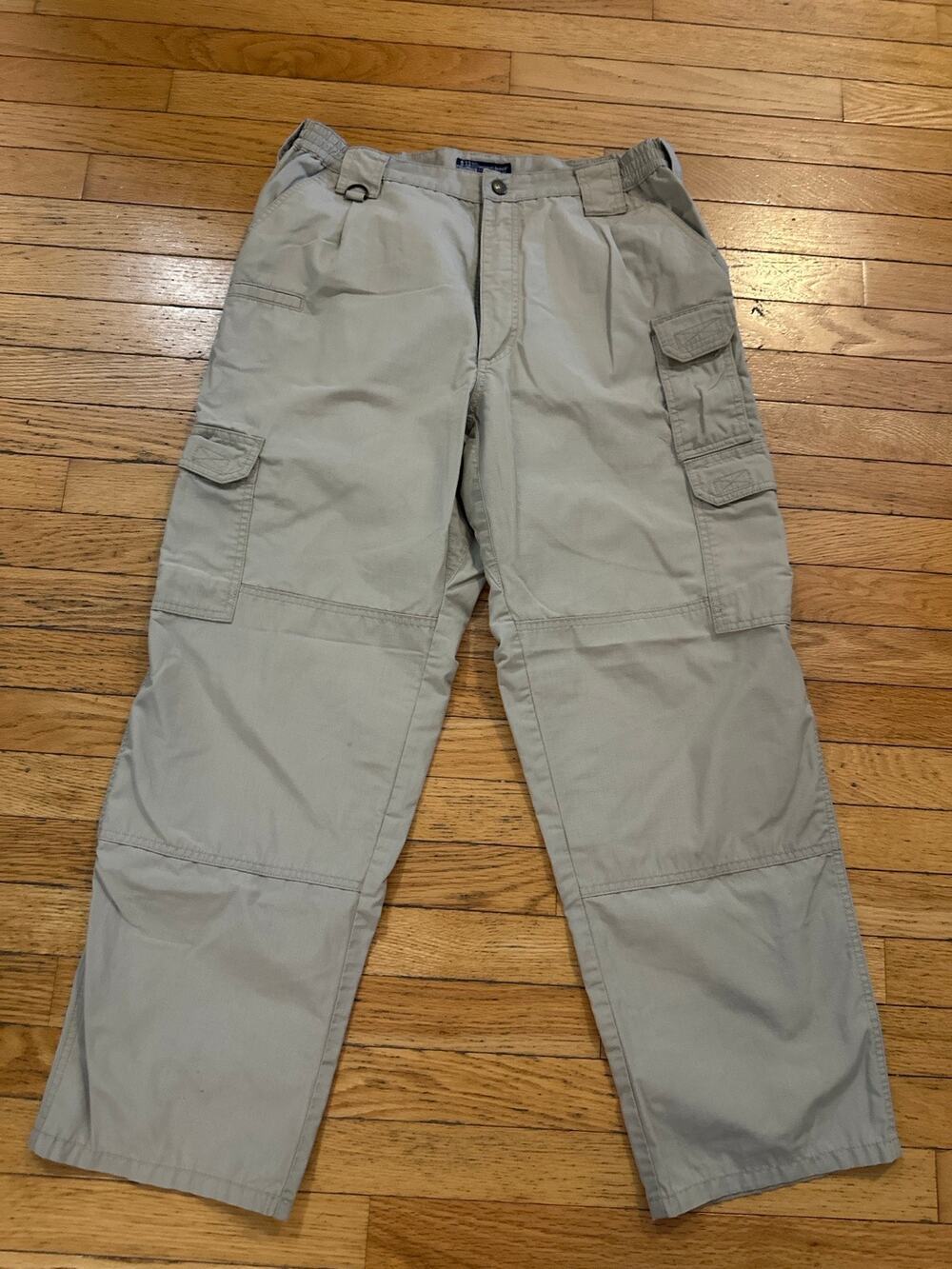 5.11 Tactical Series Cargo Pants Mens 36x30 Khaki Ripstop Utility Tactical Work